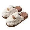 Pantuflas de algodón para interior uso en casa invierno suela suave silenciosas mujer otoño cálidas antideslizantes felpa casa pantuflas de algodón hombre