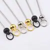 Varillas para ensartar metal electroplateado DIY, nuevos accesorios de cuentas multicolores para bolsos, equipaje, llaveros y colgantes, en stock