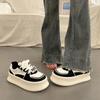 Zapatos Blancos de Plataforma con Suela Gruesa para Mujer, Tenis Versátiles de Nicho 2025 Nuevos Populares de Primavera y Otoño, Zapatos Deportivos Casuales que Aumentan la Altura