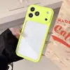 Funda de Gel Macaron J4 para Teléfono Compatible con Apple 17PROMAX Moderna 16PRO Agujeros Precisos Ventana Grande 11/12