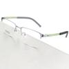 Gafas deportivas para exteriores para hombre con montura de medio marco de aleación de titanio, montura de cara grande y cara pequeña, se pueden equipar con montura de gafas para miopía.
