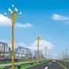 Fábrica de producción de lámparas de paisajismo 10 m 12 m 150W lámpara combinada grande precio lámpara de forma especial exterior para carretera municipal