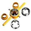 Lansheng Conjunto de 6 peças de chave de boca de plástico para tubos de água, artefato de 4 pontos, 6 peças de plástico para abridor de dentes de tubos de água