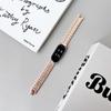 Correa de Metal Tipo Cadena Fina en Forma de V Adecuada para Huawei Band 11 Fit4 Gt6 Xiaomi 10 Samsung Apple Pulsera