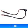Fio Silicone Especial Macio 10Awg Universal Tipo-T Veículo Elétrico Fio de Cotovelo Espessado Bateria de Lítio Alta Potência Soquete Fêmea Cobre Puro