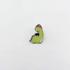 Broche Lindo de Dinosaurio Pequeño de Dibujos Animados Insignia de Metal con Caballo de Goteo de Aceite Personalizada para Ropa de Estudiante Accesorios para Mochila Escolar Aleación