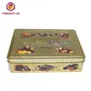 Caja de Empaque de Chocolate Dorada Caja de Empaque de Alimentos Sándwich de Nueces de Chocolate Oscuro