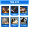 Chip LED de Cerámica 3535 con Cabezal de Bola 6W Montaje abatible 3000-6000K Alto Brillo Baja Atenuación de Luz Fuente de Luz LED de Doble Color