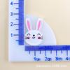 Accesorios de lámina acrílica al por mayor material DIY cuerda para el pelo de niños pasador parche zapato con agujero DIY parche de grafiti