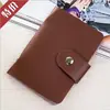 Porta-Cartões Simples de PU com 12 Compartimentos, Porta-Documentos de Viagem Portátil, Porta-Cartões Bancários, Estojo de Cartões de Couro Anti-Desmagnetização com Múltiplos Compartimentos