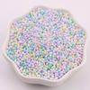 Horquilla Flecos con Cuentas de Vidrio Color Perla Opaco Super 2mm Hecha en Casa Flor de Cuentas para Manualidades DIY