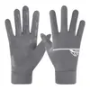 Guantes de Seda Helada de Verano con Protección Solar para Hombres, Anti-UV, Deportes al Aire Libre, Ciclismo, Pesca, Antideslizantes, Pantalla Táctil, Adulto