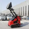 Fábrica de Origem Pequeno Carregador Compacto de Esteira Limpeza Interna de Decoração Empilhadeira Pequena Carregador Agrícola