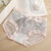 Braguitas de Encaje para Mujer Cintura Media Lindas para Niñas Transpirables Talla Grande Sexy Levanta Glúteos Shorts Triángulo para Mujer