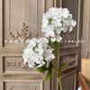 Impresión 3D de hortensias de madera de dos cabezas para decoración de auditorio de bodas, diseño de pared de hortensias, arreglo floral, hermoso paisaje Chen, simulación de flores