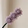 6 colores super hada organza bola de flor cabeza de pelo plancha de pelo dulce temperamento popular red popular perezoso peinado artefacto femenino