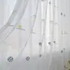 Cortinas Bordadas Estilo Baloncesto Clásico para Habitación Infantil Cortinas Transparentes Cortinas Transparentes Semibloqueo Blancas Cortinas Divisorias para Balcón Cortinas Transparentes Fútbol