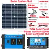 Paquete solar combinación inversor controlador solar panel solar 50W12V a 220V110V
