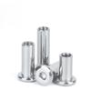 Tuerca hexagonal cónica hembra de madera contrachapada de acero inoxidable 304, tuerca para muebles, tornillo, accesorios, tapa de tornillo de bloqueo M6/M8