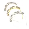 Fiesta de CUMPLEAÑOS Cabello FELIZ CUMPLEAÑOS Diadema Europea y Americana Diadema Letras Accesorios para el Cabello Decoración