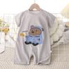 Ropa de Verano de Manga Corta para Niños para Escalar Mameluco para Recién Nacido Mameluco de Algodón Puro para Bebé para Niños Niñas Hakayama