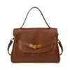 Bolso de Mano Retro de Alta Gama para Mujer 2025 Invierno Nuevo Estilo Simple Versátil Moderno Bolso de Hombro Cruzado