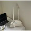 Bolso de Hombro Único con Lazo de Encaje Coreano para Mujer 2025 Nuevo Bolso de Mano de Moda Bolso de Bolos de Nicho