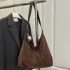 Bolso de Hombro de Moda para Viajar, Bolso Grande de Textura, Bolso para Mujer, Nuevo Bolso de Hombro para Viajar Otoño e Invierno, Bolso Cruzado Casual