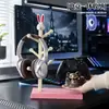 Estante de almacenamiento Achi 2 en 1 base para soporte de control de juegos estante de exhibición de periféricos ps5 xbox adorno de almacenamiento de mesa