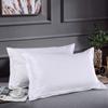 Fábrica venta al por mayor funda de almohada de hotel funda de almohada de satén blanco Hotel cinco estrellas B & B ropa de cama lino transfronterizo