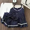 Conjunto de Camisola e Shorts Sexy Estilo Princesa em Algodão Nuvem com Bojos Feminino Verão Novo Roupa de Casa Adequado para Usar ao Ar Livre