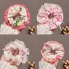 Goma de pelo de encaje para niñas, linda liga para moño que no daña el cabello, cuerda para el pelo floral, accesorio para el pelo de niña pequeña
