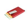 Portatarjetas de Aleación de Aluminio de Fábrica Portatarjetas de Crédito Portatarjetas de Crédito Blindaje RFID Portatarjetas Tarjetero para Tarjetas Bancarias e Identificaciones con Clip
