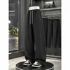 Pantalones Casuales Delgados de Caída para Adelgazar Hombres Mujeres Otoño Delgados Frescos Elásticos de Seda de Hielo Sueltos Modernos de Pierna Recta