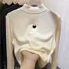 Camiseta base de otoño e invierno para niñas, camiseta de manga larga perchada, elegante top interior de cuello alto parcial para bebés, cálido top de forro polar