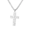 Collar con colgante de cruz de circonita con microincrustaciones, estilo INS, ligero y de lujo, con cadena de clavícula personalizada y sentido avanzado, oferta transfronteriza