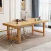 Escritorio de madera maciza escritorio para computadora sala de estar hogar escritorio de estudio mesa de estudio moderno simple mesa extra gruesa