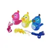 Silbatos de Pájaro de Agua de Plástico de Colores que se Pueden Llenar con Agua para Imitar Cantos de Pájaros, Juguetes de Silbato Llenos de Agua, Silbatos Divertidos para Niños, Entrenamiento de Músculos Orales