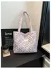 Comércio exterior transfronteiriço artístico estilo coreano moda floral tecido francês pequeno fresco plissado axila ombro bolsa tote