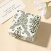 Caja de Regalo con Diseño Creativo de Patrón Duro de Lujo Caja para Anillos Pulseras Joyería Caja para Joyería Caja de Empaque