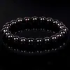 Venta caliente transfronteriza pulsera de piedra natural de 6/8/10 mm amatista cristal rosa ojo de tigre pulsera terminada ventas directas de fábrica