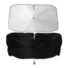 Parasol delantero para coche con cordón, aislante térmico, resistente a los rayos UV, cubierta interior para parabrisas con anillo de extracción, protección solar
