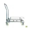 Carro de transporte con ruedas universal multiusos, carro portátil para cubeta de agua doméstica, carrito plegable para cubeta de agua, carretilla
