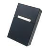 Atacado de fábrica liga de alumínio plástico escovado porta-cigarros masculino flip magnético comércio exterior transfronteiriço logotipo personalizável