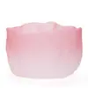 Taza de té de vidrio iridiscente hecha a mano, taza de té de vidrio rosa engrosado para uso en el hogar y la oficina, taza de té kung fu