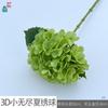 Hortênsia Pequena de Verão Infinito 3D Ramo Único Hortênsia com Toque de Mão Arco de Flores para Hotel Arco de Flores Flor Artificial Paisagem de Casamento Flor Falsa
