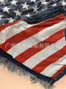 Jeans Europeos y Americanos Amazon Wish Sitio Independiente Transfronterizo Bandera Americana Borla Estrella Estampado Mezclilla Pantalones Cortos para Mujer