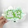 Etiquetas de Animación de Doble Carácter Cp Set de 28 Piezas DIY Hecho a Mano Creativo Adornos Colgantes Reflectantes Tejido No Tejido Productos Terminados Diseños Lindos de Celebridades