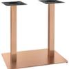 Herrajes Accesorios para Muebles Soporte de Pata de Mesa Estante Oro Rosa Doble Columna Pata de Mesa de Comedor Estilo Occidental Mármol Lujo Ligero Columna de Pata de Mesa