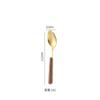 Juego de cubiertos estilo ins con mango de imitación de madera, estilo retro japonés de grano de madera, cuchillo para bistec, tenedor, cuchara, acero inoxidable, cuchillo occidental
